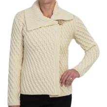 69%OFF レディースカジュアルセーター J。G.によってペレグリン（女性用）メリノウール - グローバークロスオーバーカーディガンセーター Peregrine by J.G. Glover Crossover Cardigan Sweater - Merino Wool (For Women)画像